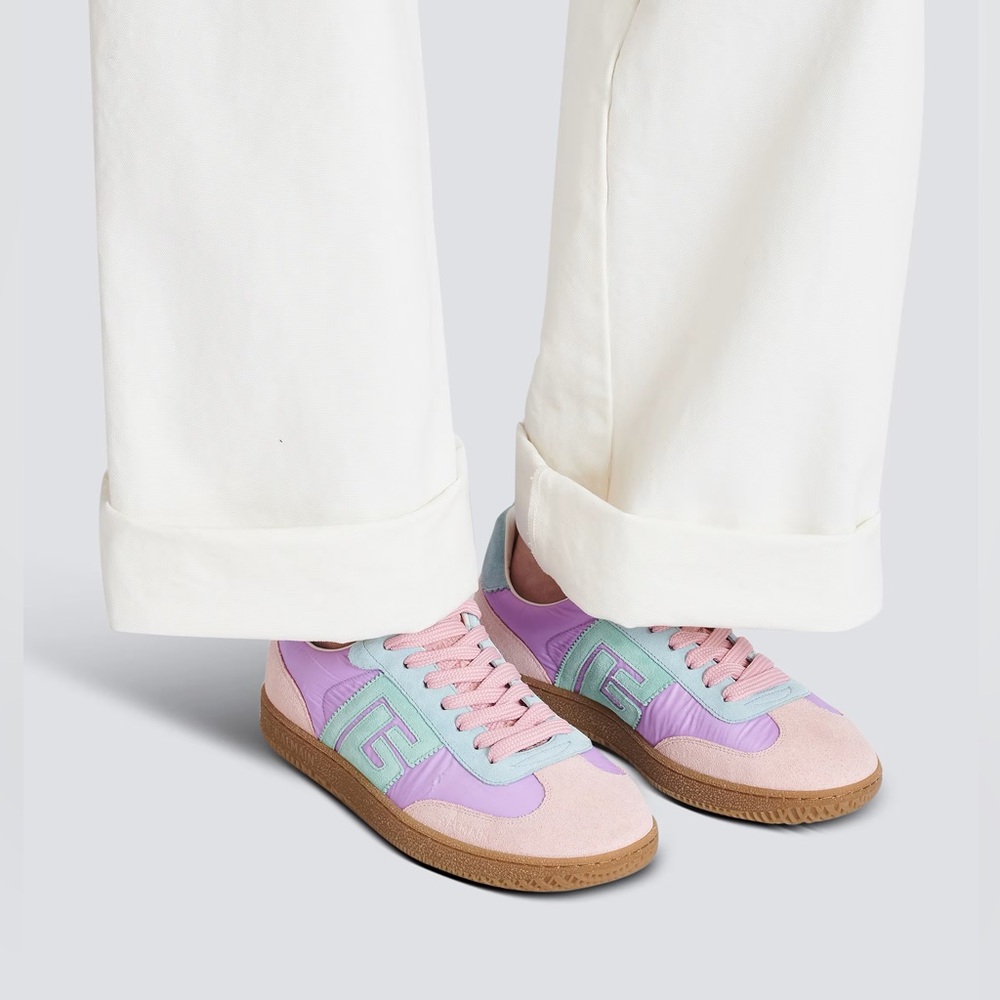 !SOLD! Balmain Swan suede and nylon trainers - Picture 9 of 9